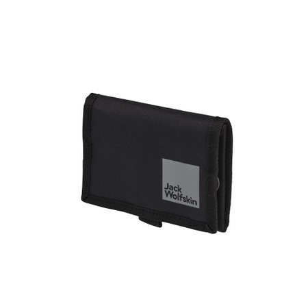 Jack Wolfskin Gutleut Wallet portfel sportowy na rzep czarny na dokumenty