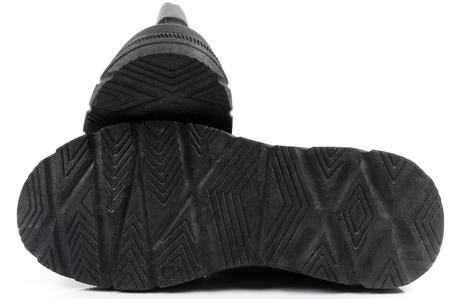 Lee Cooper buty sportowe damskie zimowe trekkingowe ocieplane czarne szare