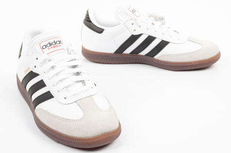 Adidas buty sportowe sneakersy Samba modne skórzane białe