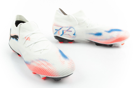 Puma Future 8 Match FG/AG buty piłkarskie korki piłka nożna lanki białe