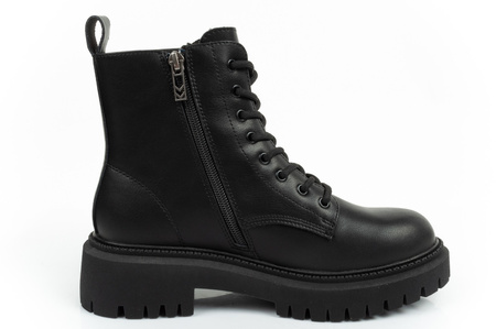 Buty damskie botki Skechers traperki [167344/BBK]