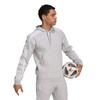 Adidas bluza sportowa kangurka z kapturem męska szara modna logo