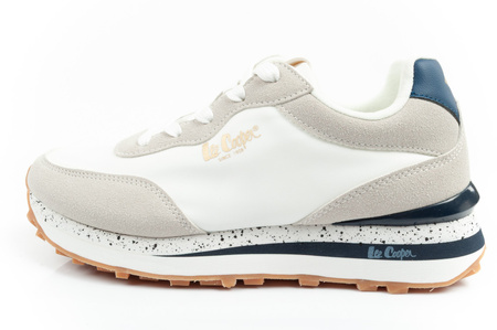 Lee Cooper Memory Foam buty sneakersy sportowe damskie białe wygodne