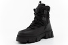 Lee Cooper buty zimowe damskie czarne ocieplane botki na zamek
