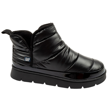 GAP buty damskie botki zimowe Alabama za kostkę czarne wsuwane