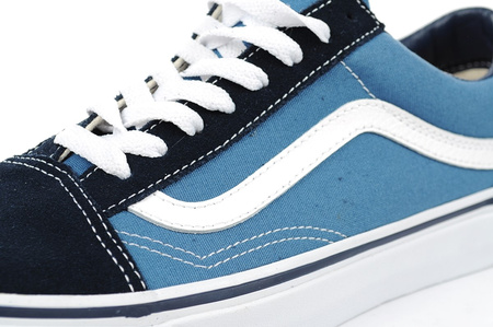Vans Old Skool buty sportowe męskie trampki skóra modne niebieskie
