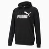 Puma bluza sportowa męska Ess Big Logo kangurka z kapturem czarna