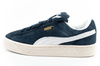 Puma Suede XL Hairy buty męskie sneakersy skóra modne granatowe