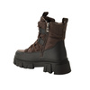 Lee Cooper buty zimowe damskie brązowe ocieplane botki na zamek