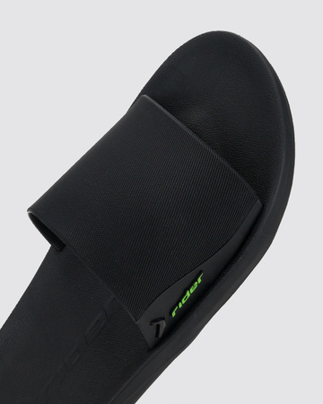Rider buty klapki męskie sportowe Feel Slide wygodne czarne laczki