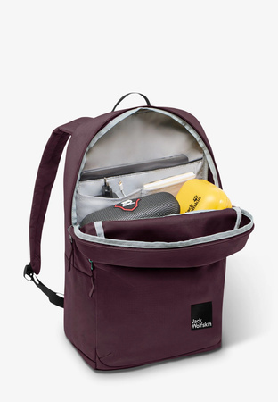Jack Wolfskin plecak sportowy Terraview szkolny turystyczny bordowy