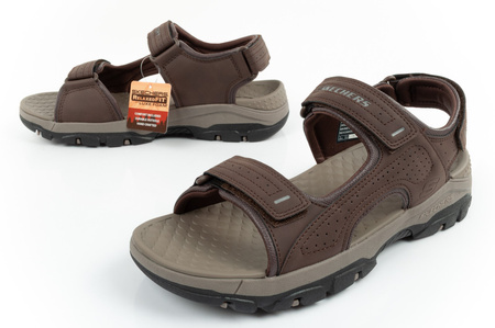 Skechers Tresmen-Garo buty sandały męskie sportowe wygodne brązowe