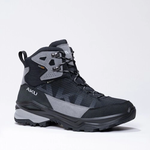 Aku buty sportowe trekkingowe męskie Adapta Gore-tex skórzane szare czarne