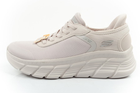 Skechers buty damskie sportowe Bobs B Flex SLIP-INS ecru wygodne 