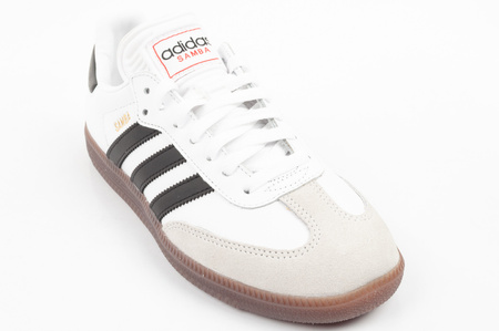 Adidas buty sportowe sneakersy Samba modne skórzane białe
