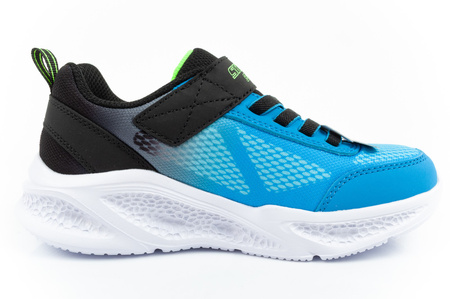 Buty sportowe dziecięce Skechers Meteor-Lights-Krendox [401495L/BKBL] LED