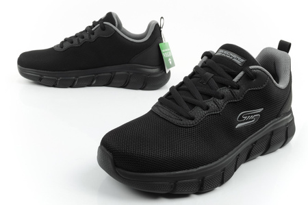 Skechers buty sportowe sneakersy męskie Bobs B Flex modne czarne